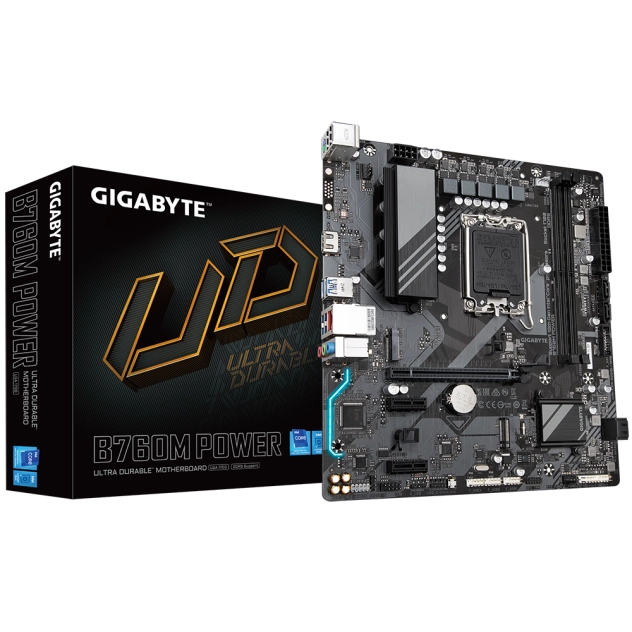 Mainboard Gigabyte B760M POWER (rev. 1.0) | Intel B760, 1700, Micro ATX